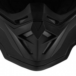Шлем кроссовый, модель - BLD-819-7, черный матовый