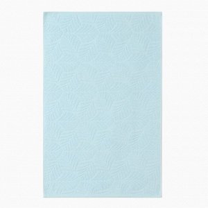 СИМА-ЛЕНД Полотенце махровое «Пальма», цвет голубой, 70х130 см, хлопок, 450г/м