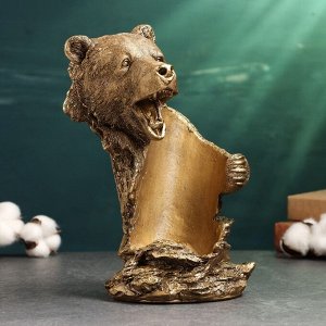 Подставка под бутылку "Медведь" 26х16х14см