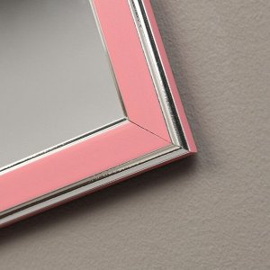 СИМА-ЛЕНД Зеркало интерьерное настенное, акрил, 35 х 45 см, розовое