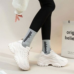 кроссовки женские утепленные, белые р-р 38