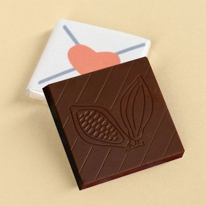Шоколад на открытке «Я люблю тебя», 5 г.