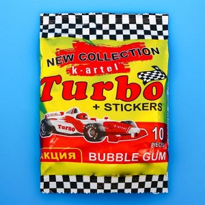 Жевательная резинка Turbosport, 10 шт.