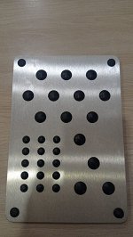 Подпяточник металический (алюминий)