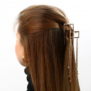 Краб для волос с цепочкой You are beautiful, 14 х 6 х 3 см