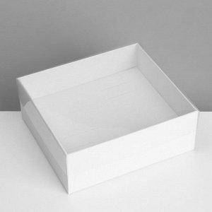 Подставка для украшений «Шкатулка» 12 мест, 18x16x7 см, цвет белый