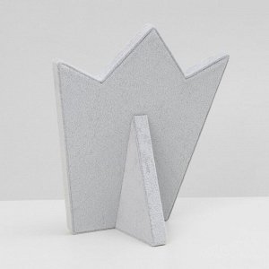 Подставка под серьги «Корона» 20x10x23,5 см, цвет серый