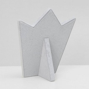 Подставка под серьги QF «Корона» 20x10x23,5 см, цвет серый