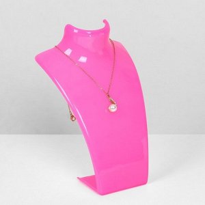 Queen fair Бюст для украшений, 12x10x20 см, цвет розовый