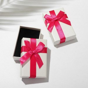 Коробочка подарочная под набор «Малина», 5x8, цвет бело-розовый