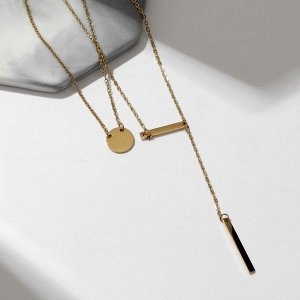 Кулон XUPING изящность, цвет золото, 40 см