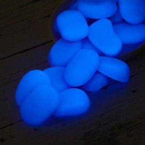 Декоративные камни для аквариума, светящиеся, 45 мм, 500 г, фиолетовые