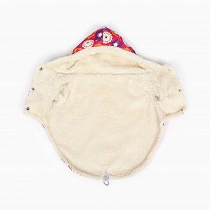 Куртка для животных, мембранная ткань + иск. мех, размер XS