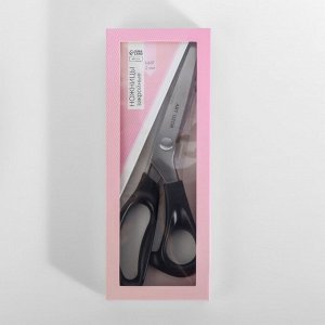 Ножницы «Зигзаг», 9", 23 см, шаг - 2 мм, чёрные