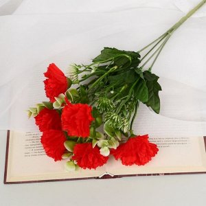 Букет искусственный «Гвоздики пушистые», 4x28 см, МИКС