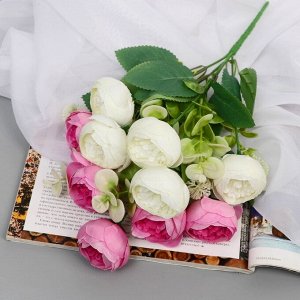 Букет искусственный «Пион Одри», 5x30 см, МИКС