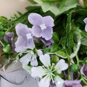 Букет искусственный «Мальва галант», 31 см, МИКС