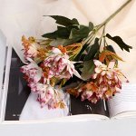Букет искусственный «Клематис премиум», 30 см, МИКС