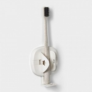 Держатель для электрических зубных щёток, 8,5x7x4 см, цвет белый
