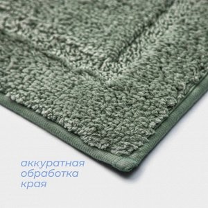 Коврик SAVANNA «Мягкость», 50x80 см, зелёный