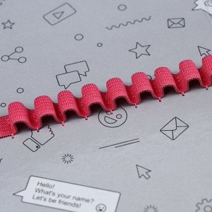Пенал школьный, 1 секция, 13x21x4 см «Аниме подружки»