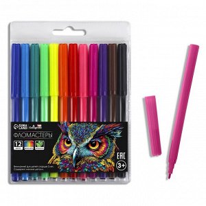 Фломастеры 12 цветов TOP Calligrata, в блистере