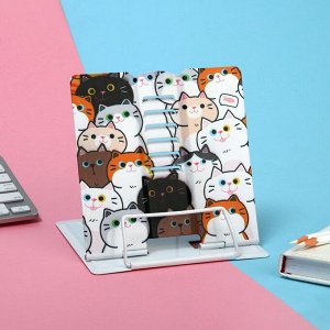 Подставка для книг «Котики», 15.2x18 см