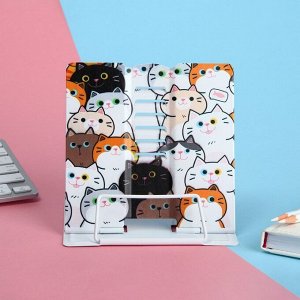 Подставка для книг «Котики», 15.2x18 см