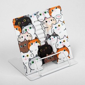 Подставка для книг «Котики», 15.2x18 см