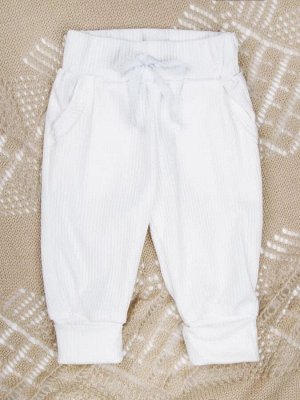 Боди с длинным рукавом и ползунки (штанишки) детские AMAROBABY Fashion, молочный