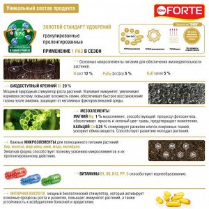 Удобрение BONA Forte пролонгированное гранулированное Газонное кремний 2,5кг пакет