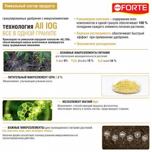 Удобрение BONA Forte комплексное гранулированное микроэлементы универсальное Лето-Осень 5кг пакет