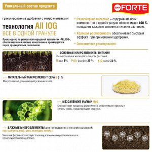 Удобрение BONA Forte комплексное гранулированное микроэлементы Газонное осень 5кг пакет