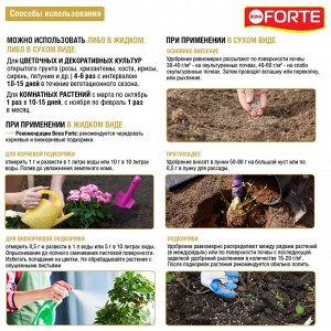 Удобрение водорастворимое Для комнатных и садовых растений Аминокислоты Бона Форте Bona Forte 100 г