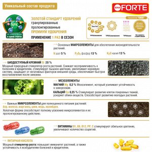 Удобрение BONA Forte пролонгированное гранулированное Для роз,пионов кремний 1л