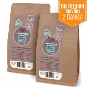 Кофе растворимый с кокосовым молоком МИНДАЛЬ. 2х300г