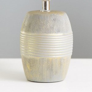 Настольная лампа "Алира" Е14 40Вт серый 20х20х33 см RISALUX