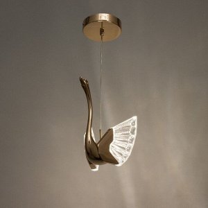Светильник BayerLux "Лебедь" LED 12Вт золото 24х15,5х22-110 см