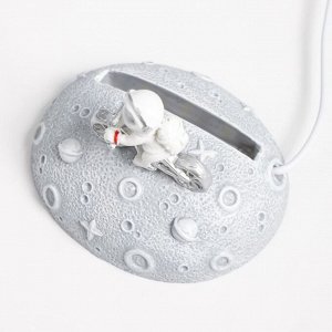 Настольная лампа "Космические пески" LED 5Вт USB синий 9*15*17см RISALUX