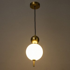 Светильник BayerLux "Гататея" LED 10Вт 6000К золото 15х15х28-128см