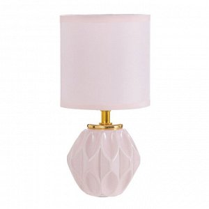 Настольная лампа "Амальтея" Е14 40Вт розовый 13х13х25 см RISALUX