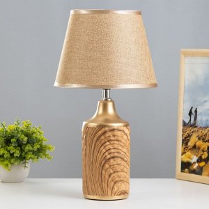 Настольная лампа RISALUX «Аннет», E14, 40 Вт, коричневый, 23x23x41 см