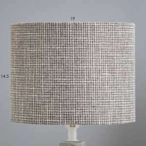Настольная лампа «Асенди» Е14 40 Вт бело-серый 15x15x25 см RISALUX