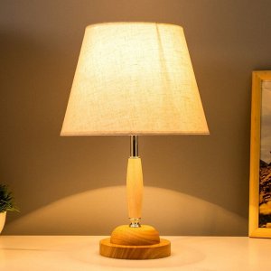 Настольная лампа «Фрутекс» E27 40 Вт светлое дерево 25x25x37.5 см RISALUX