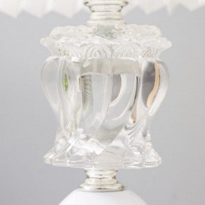 Настольная лампа "Эмили" Е27 40Вт белый 25х25х40 см RISALUX
