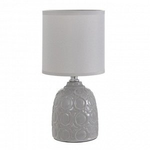 Настольная лампа "Джастин" Е14 40Вт серый 13х13х25 см RISALUX