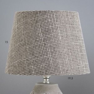 Настольная лампа "Элнес" Е14 40Вт бело-серый 19х19х32 см RISALUX