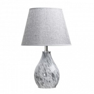 Настольная лампа "Фьюжн" E14 40Вт серый 25х25х39 см RISALUX