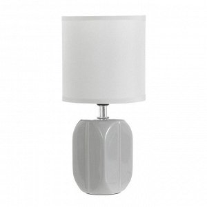 Настольная лампа "Арон" Е14 40Вт серый 13х13х25 см RISALUX