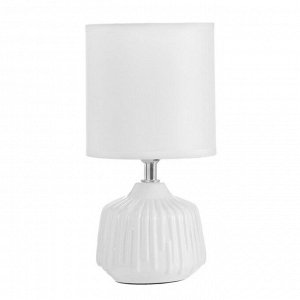Настольная лампа "Алесса" Е14 40Вт белый 13х13х25 см RISALUX